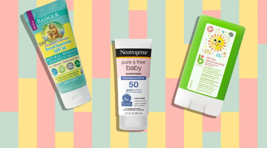 Baby sunscreen with broad-spectrum protection