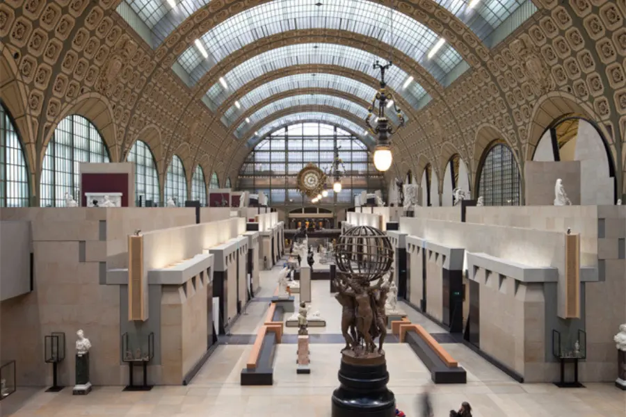 The Musee d’Orsay, situated along the banks of the River Seine