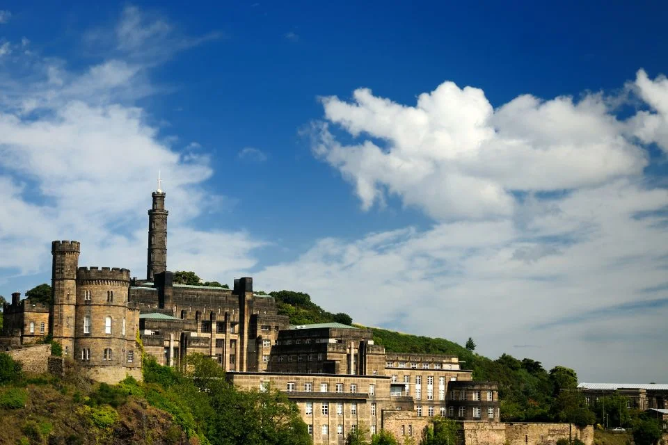 Calton Hill, which is a section of Edinburgh's UNESCO World Heritage Site