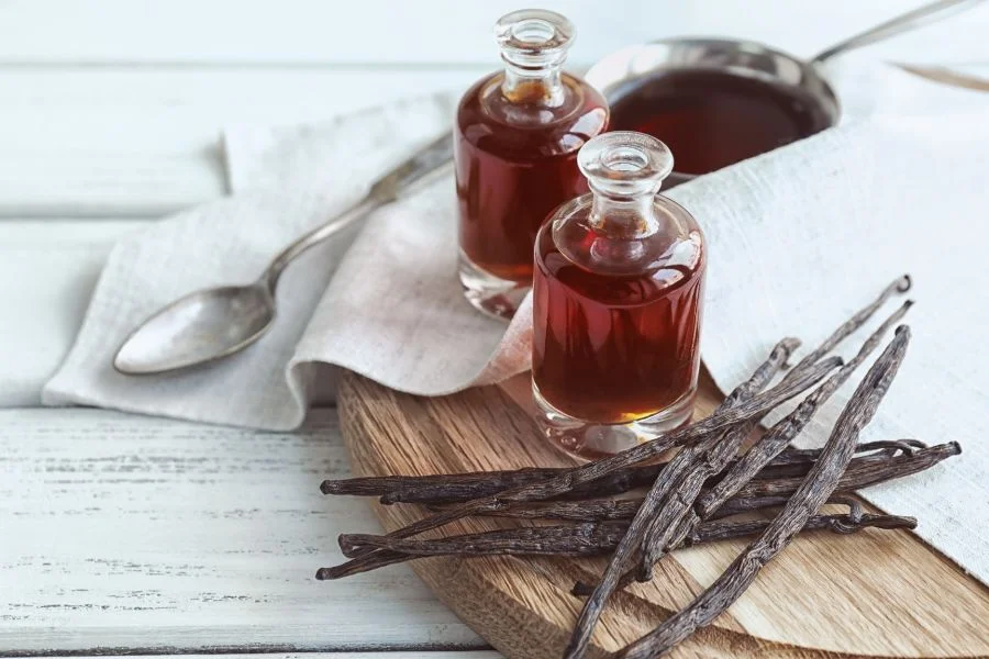 Alcohol, which is included in vanilla extract