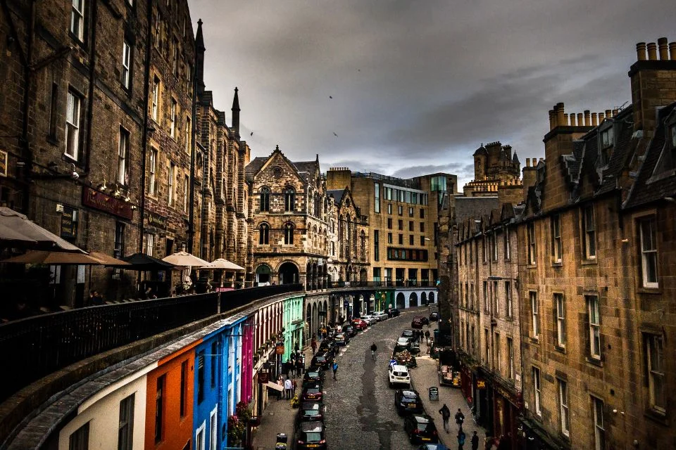 one of the best instagrammable places in Edinburgh is Victoria Street