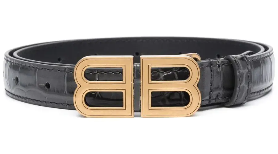 Buckle belt BB logo