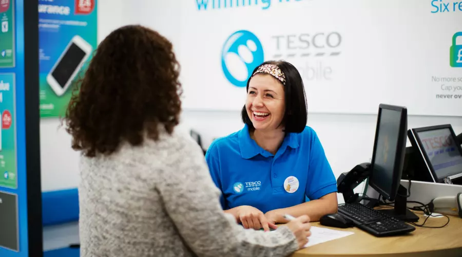 Customer service of Tesco Mobile