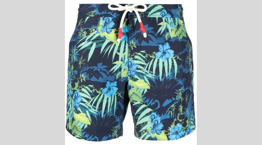 Orlebar Brown palm-tree print swim shorts