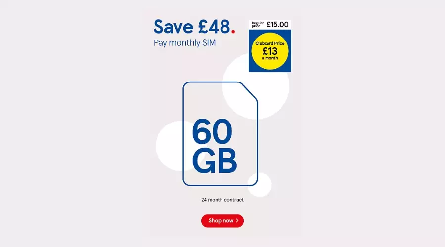Plan and Pricing of Tesco Mobile