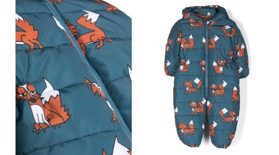 Stella McCartney Kids fox-print all-in-one