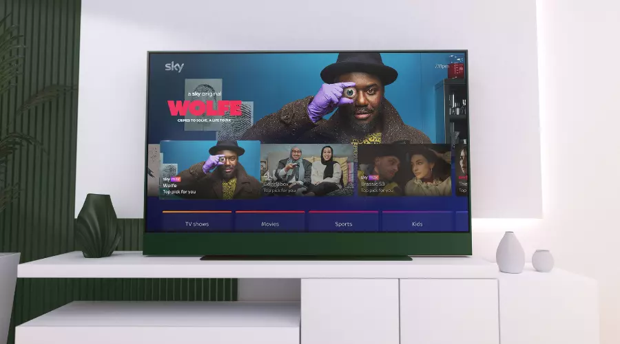 Sky Glass, Sky TV & Netflix package
