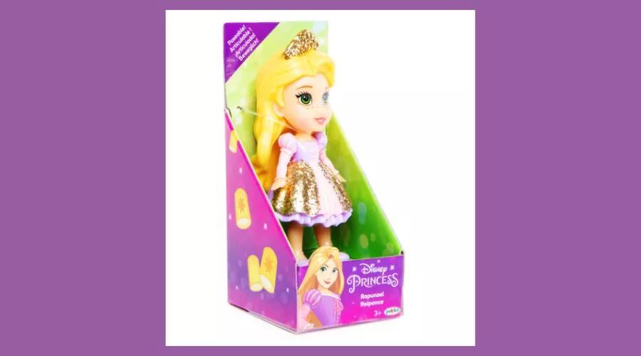 Gold Disney Princess mini toddler dolls 4.5in toys for girls