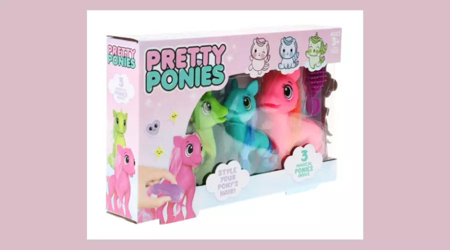 Pretty ponies playset 3-pack