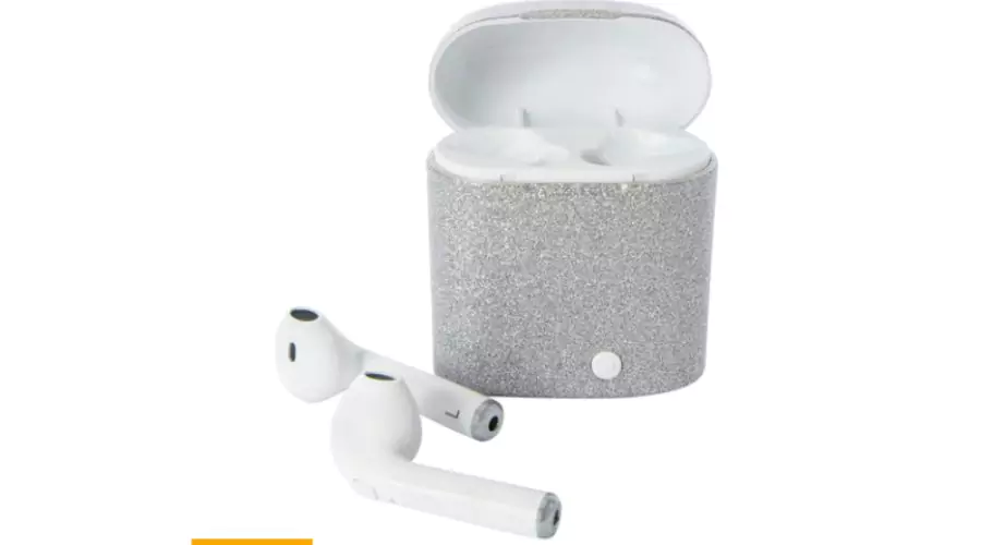 Glitz Glitter Bluetooth® Earbuds with Mic