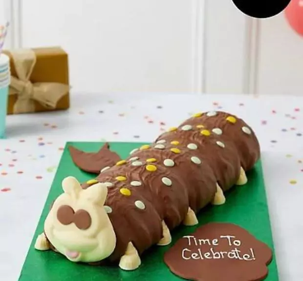 Personalised Giant Colin the Caterpillar Cake