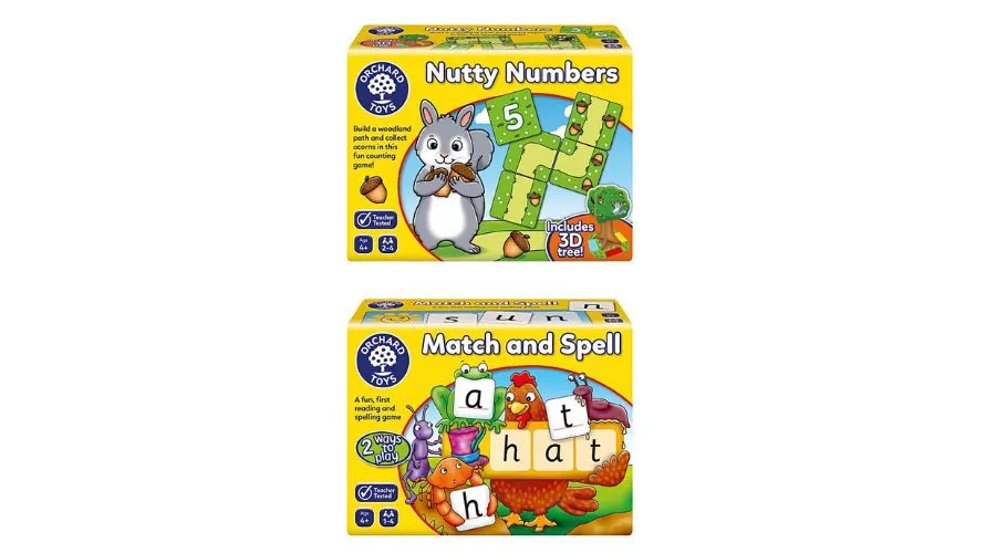 Orchard Toys Nutty Numbers & Match Games