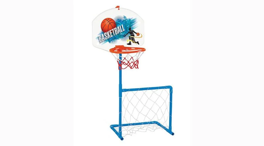 Basketball and Football Goal Set