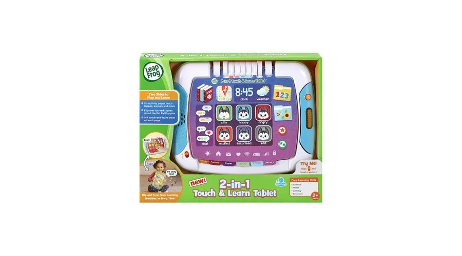 LeapFrog 2-in-1 Touch & Learn Tablet