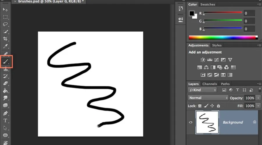 Learn to use the brush tool Photoshop with Adobe. 