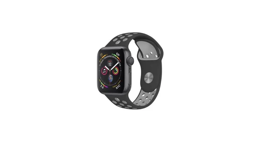 Strap For Apple Watch 38mm40mm - Armor Running - Black And Gray - Gshield