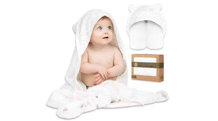 Hooded bath towel