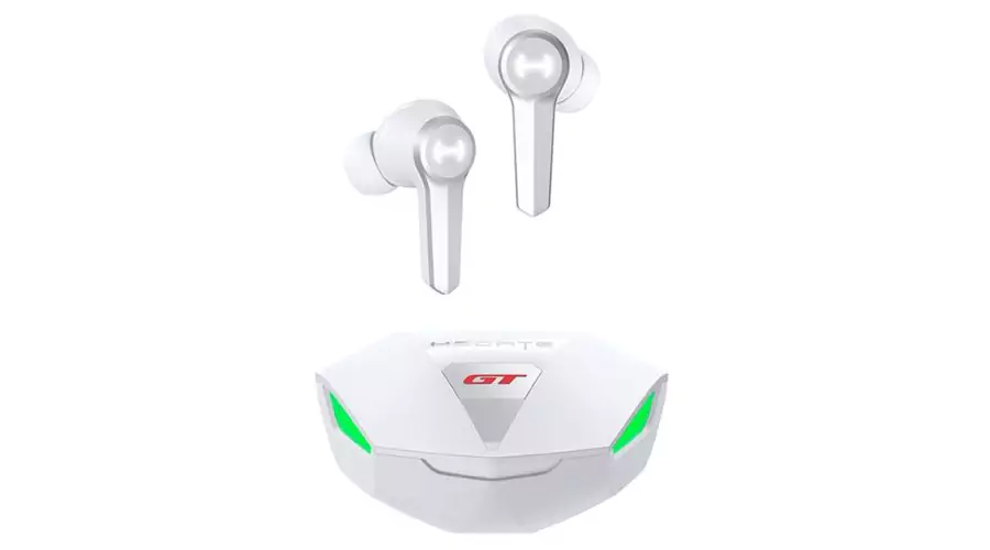 Edifier GT4 Gaming Headset, Bluetooth, Rechargeable, Water Resistant, White - GT4