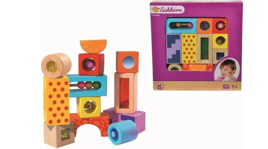 Eichhorn Color wooden sound building blocks