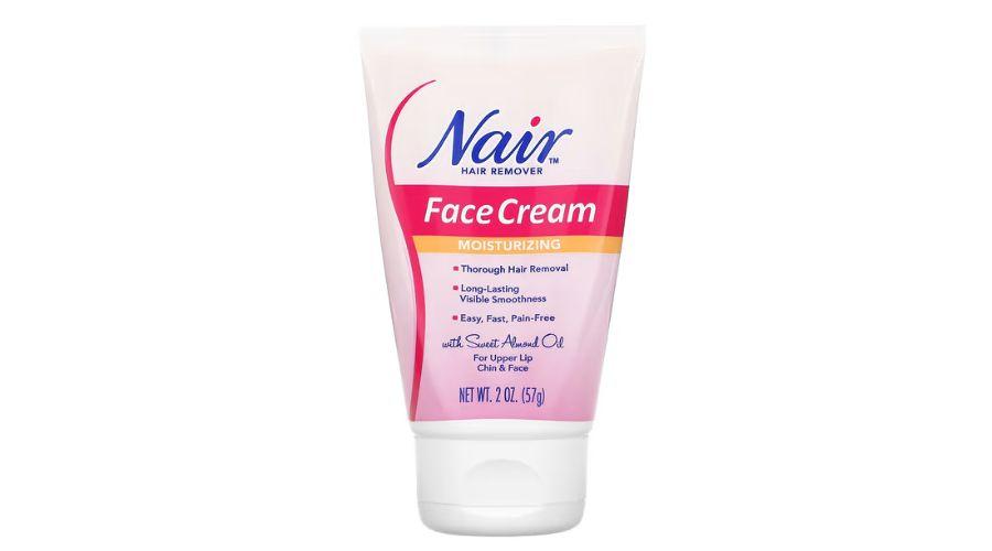 Hair Remover, Moisturizing Face Cream, For Upper Lip, Chin and Face, 2 oz (57 g)