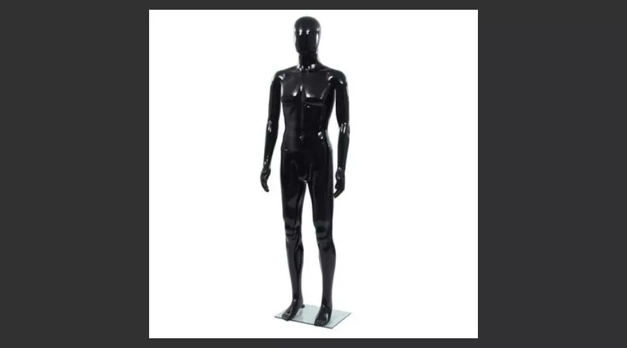 Mannequin Male With Black Glass Base