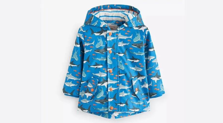 Shark Print Raincoat