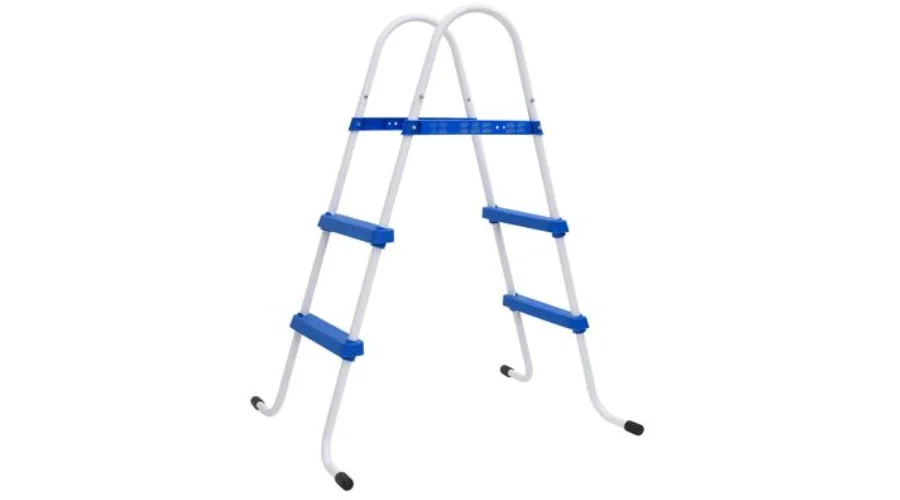 Vidaxl Pool Ladder 84 Cm Blue And White | trendingcult 