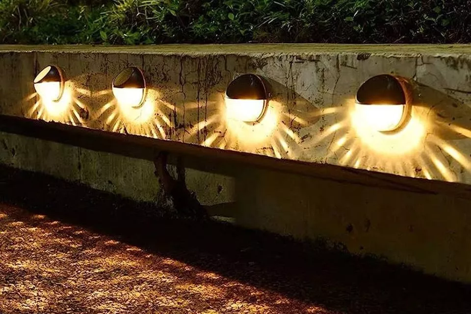 fence solar lights