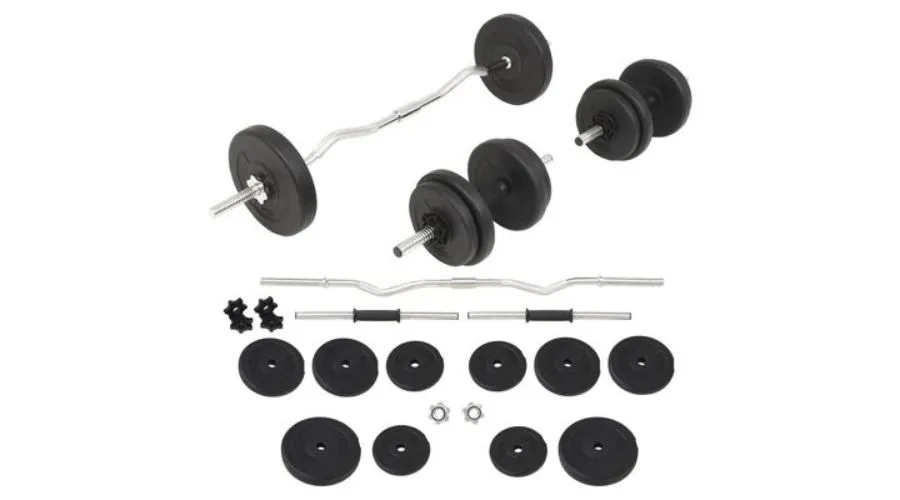 vidaXL Dumbbell Set 30 kg