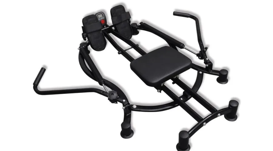 vidaXL Rowing Machine with 4 Levels and Hydraulic Resistance