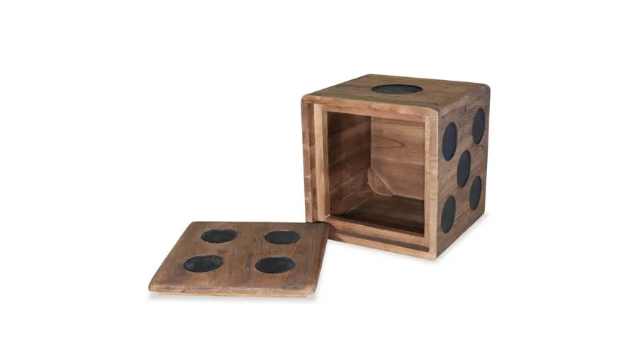 vidaXL Storage Box Mindi Wood