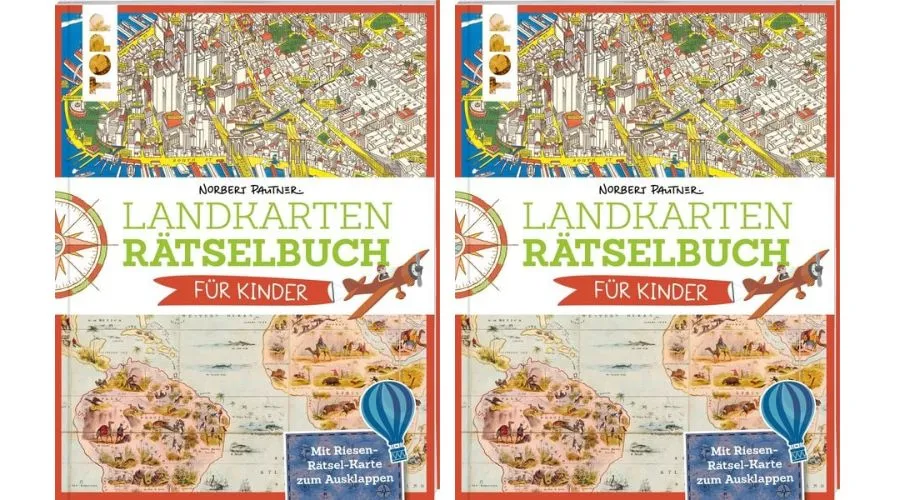 Maps Puzzle Book For Children - Norbert Pautner