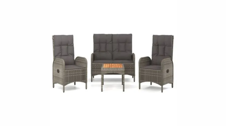 4 Piece Gray Garden Set