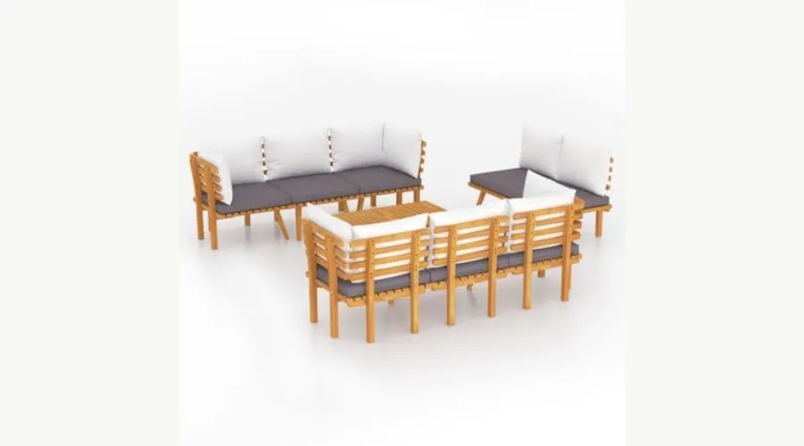 8 Piece Lounge Set with Cushions