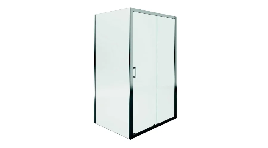 Aqualux Sliding Door Shower Enclosure - 1200 x 900mm | trendingcult 