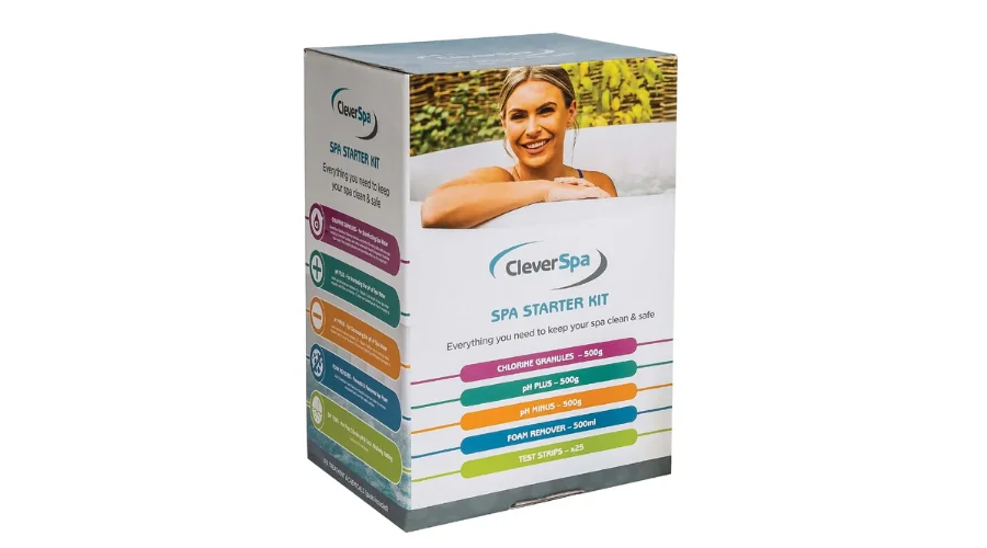 CleverSpa Universal Hot Tub Chemical Starter Kit | trendingcult 