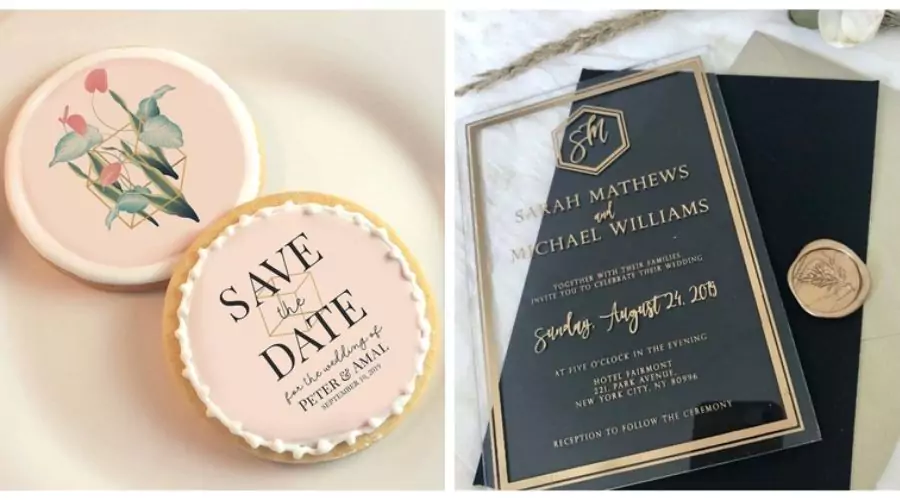 Creative wedding reception invitations 