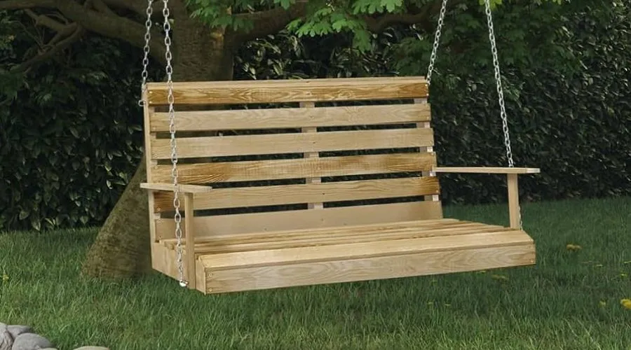 Pinewood Swing Bench