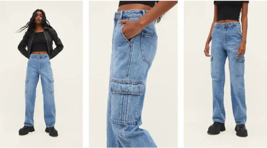Straight-fit cargo jeans