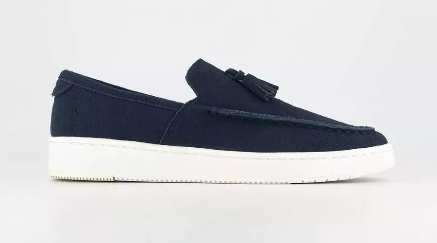 Penny Loafers Navy Suede