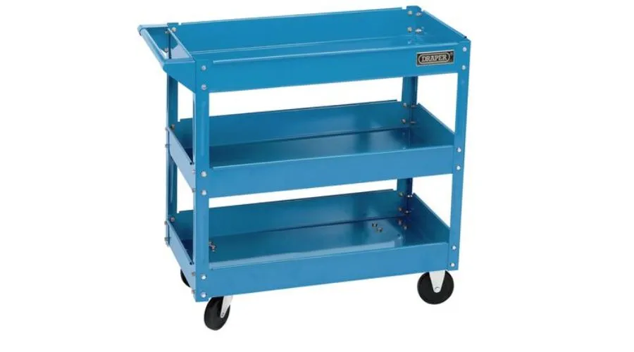 Draper Tools Tool Trolley 3-layer Blue