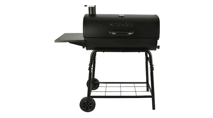 Barrel Type Charcoal Grill 62 X 105.5 X 120 CM Black