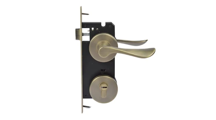 Bronx mortise lock double silver lock obs