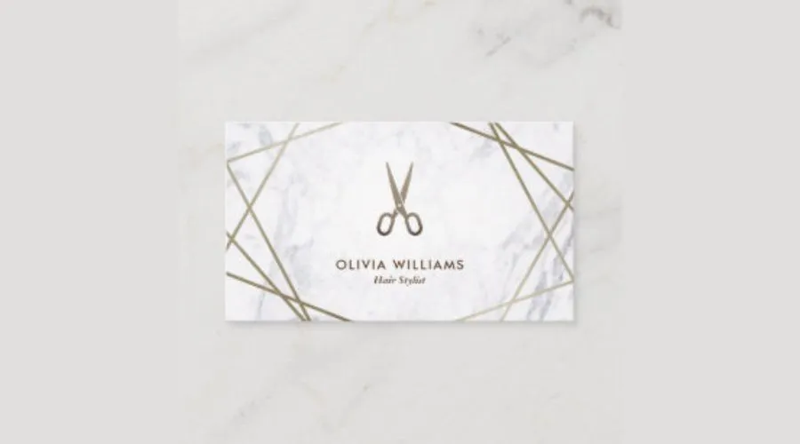 Geometric Lineart Business Cards