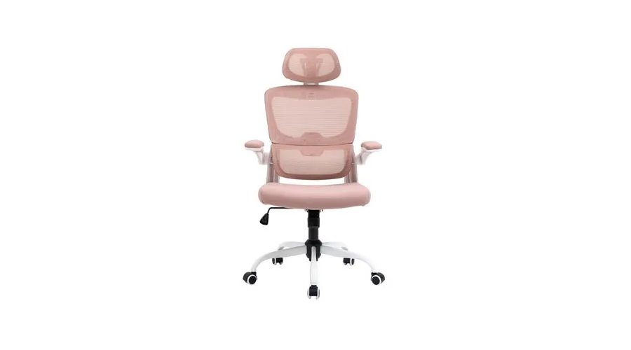 Mesh office chair 66x69x128cm pink