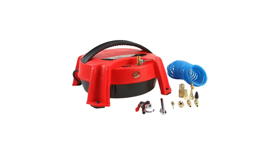 Oil-Free Portable Air Compressor with 1.5 HP and Accessories