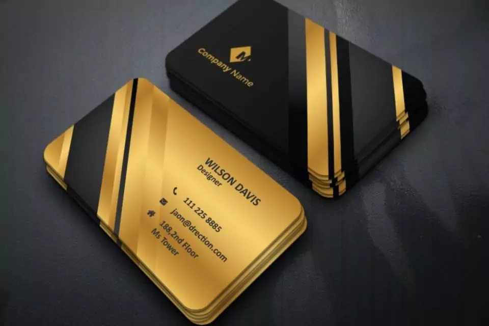 Luxury business cards
