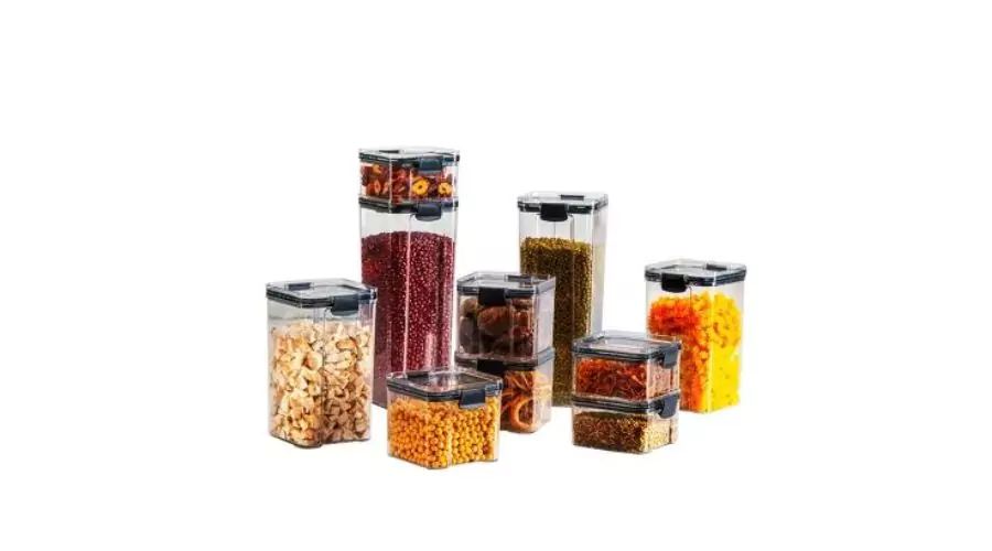 PVC Containers from Glück Platz (Set of 12)