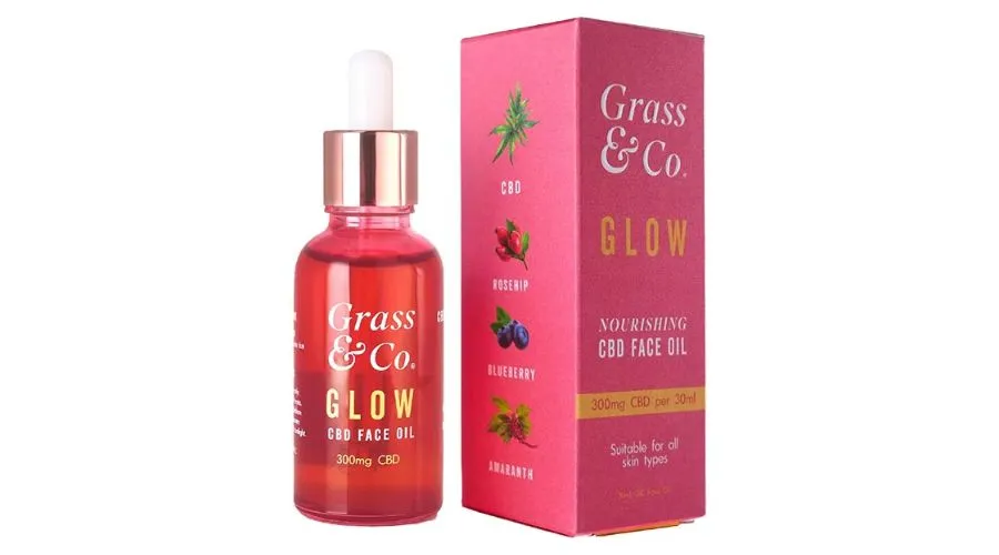 Grass & Co. GLOW Nourishing 300mg CBD Face Oil