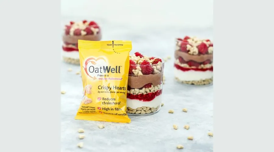 OatWell Crispy Hearts with Oat Beta- Glucan 7 Day Supply 7x30g